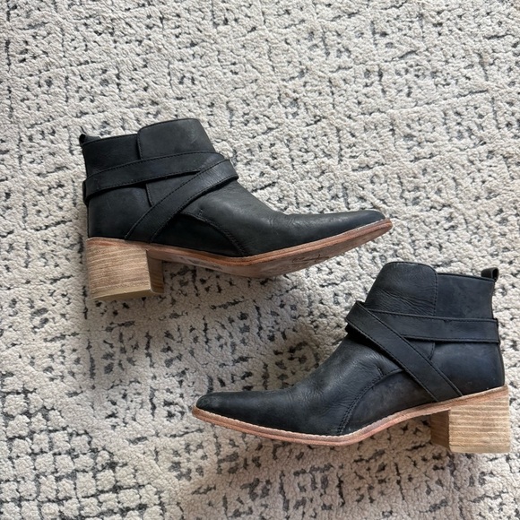 Free People Back Loop Ankle Boot in Black - Picture 6 of 14